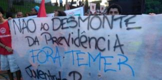 Caminhada contra “Reformas” em Volta Redonda