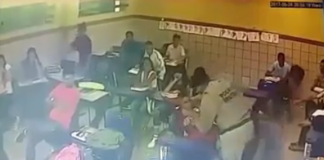 Polícia Militar de Alagoas agride aluno dentro da sala de aula