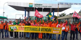 Todo apoio à greve dos Petroleiros!