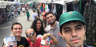 Campanha do voto 13 na Feira Livre de Gurigica – ES!