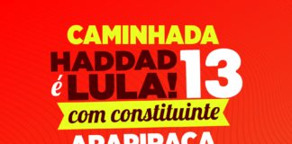 Em Arapiraca-AL, JR do PT se soma a caminhada na feira da cidade