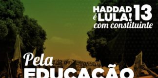 Revogação da EC 95 é o compromisso de Haddad!