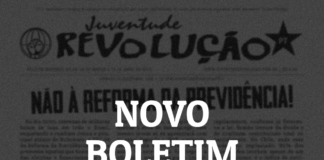 Boletim nacional da JR do PT, 25 de março a 15 de abril de 2019