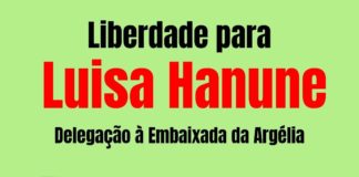 Ato pela liberdade de Luisa Hanune