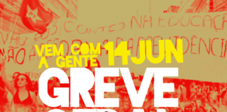 DIA 14, É GREVE GERAL: NÃO À REFORMA DA PREVIDÊNCIA!