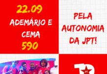 Em Salvador (BA), a JR do PT é Ademário/Cema no 2º turno!