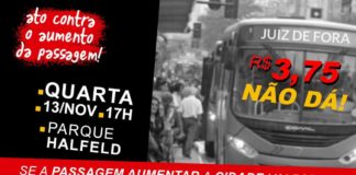 NÃO ACEITAREMOS AUMENTO! R$ 3,75 É UM ABSURDO!