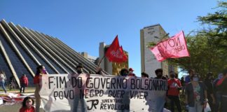 Ato em Brasília-DF contra racismo e fascismo
