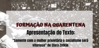 Mulher trabalhadora e socialismo, uma luta indissociável