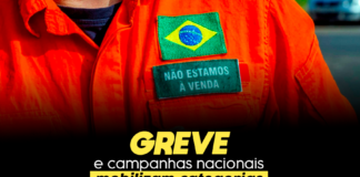 Greve e campanhas nacionais mobilizam categorias em todo o país