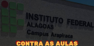 Contra as aulas remotas no IFAL: não queremos fechar o ano letivo de qualquer jeito!