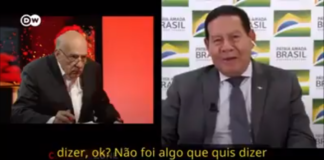 Pressionado em entrevista, Mourão evidencia o autoritarismo do governo que vê uma maravilha neste cenário de desemprego!