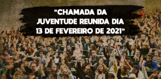 Chamada da Juventude reunida dia 13 de fevereiro de 2021