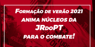 Formação de verão 2021 anima núcleos da JR do PT para o combate!
