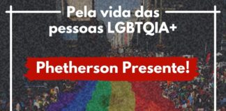 Deixem-nos viver! Pela vida das pessoas LGBTQIA+!