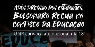 Após pressão dos estudantes, Bolsonaro recua no confisco da Educação
