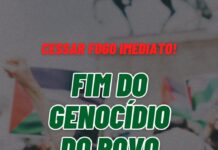 Cessar-fogo imediato na Palestina. Por um Estado único, democrático e independente!